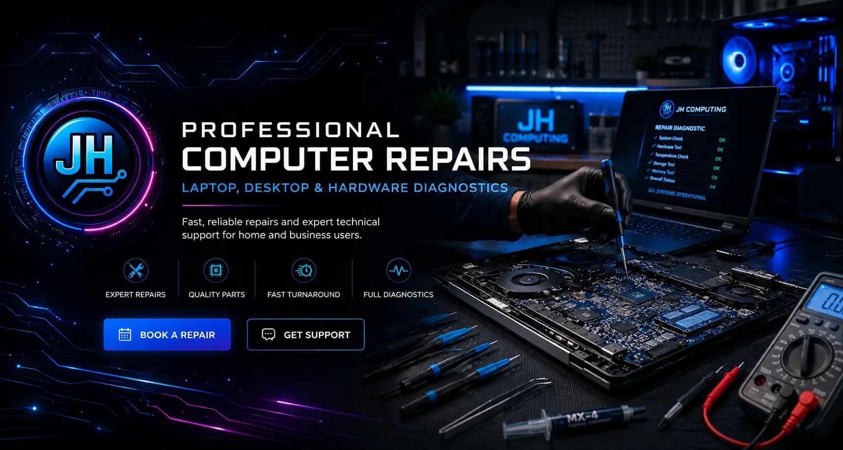 JH Computing device repair service